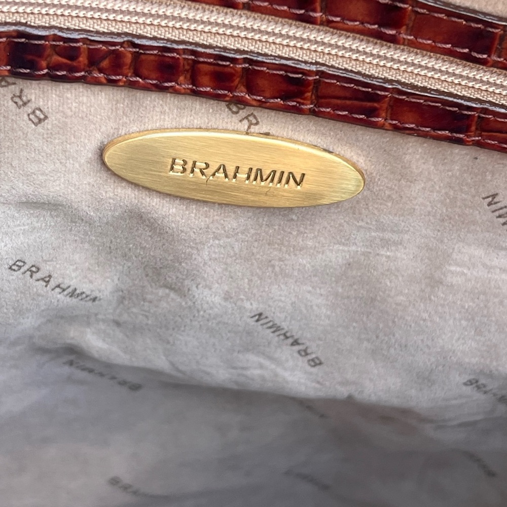Brahmin Asher Tote Shoulder Bag PECAN - Picture 4 of 11